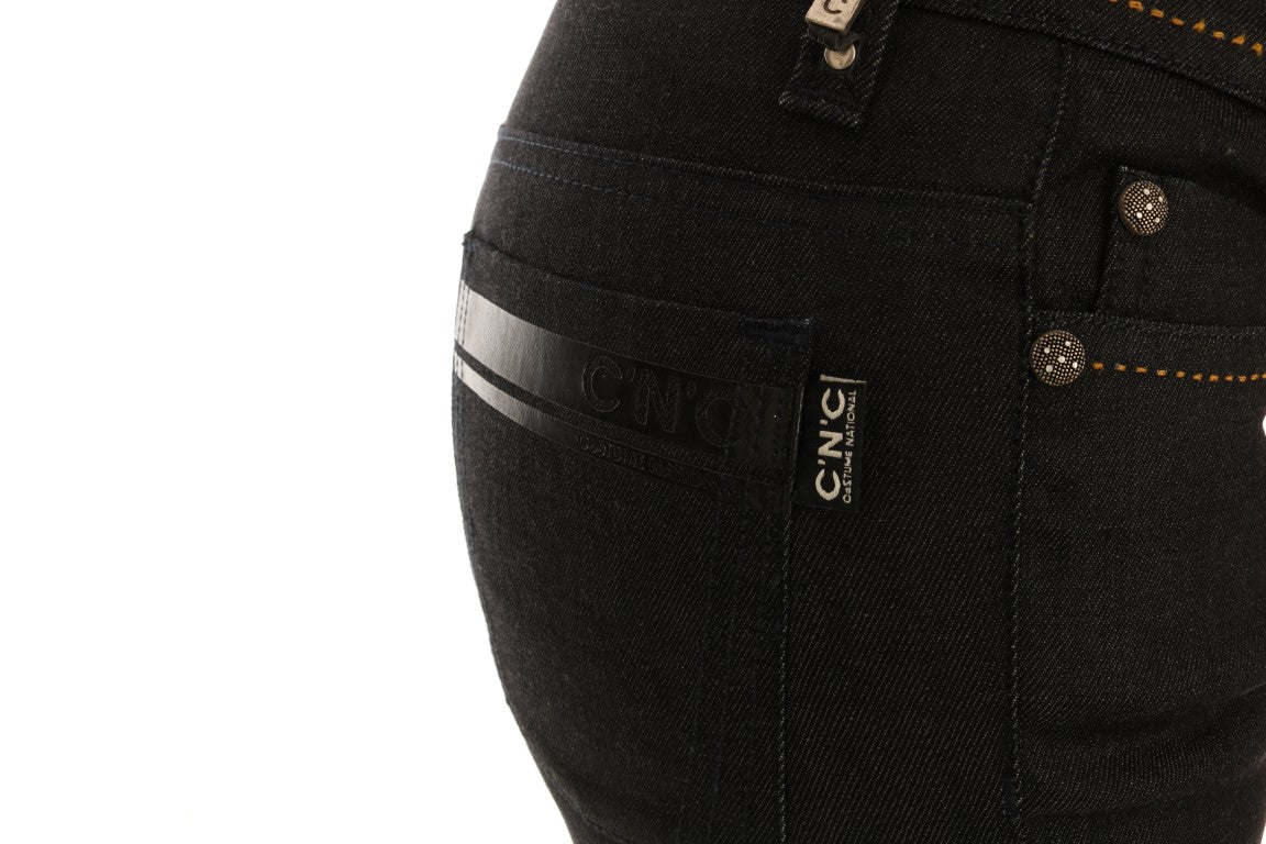 Costume National Blue Cotton Stretch Slim Fit Jeans - ClickThatClicks 