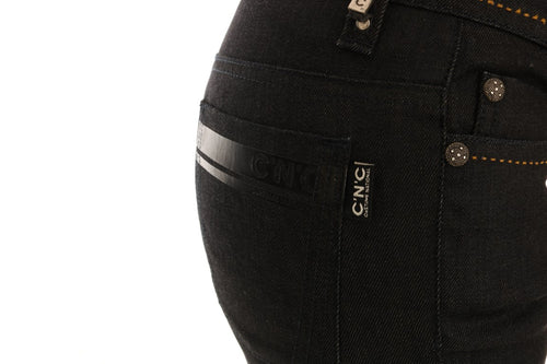 Costume National Blue Cotton Stretch Slim Fit Jeans - ClickThatClicks 
