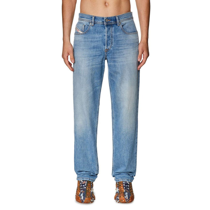 Diesel Blue Cotton Men Jeans