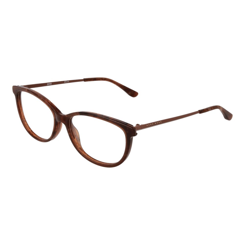 Hugo Boss Brown Acetate Glasses (Frames) - ClickThatClicks 