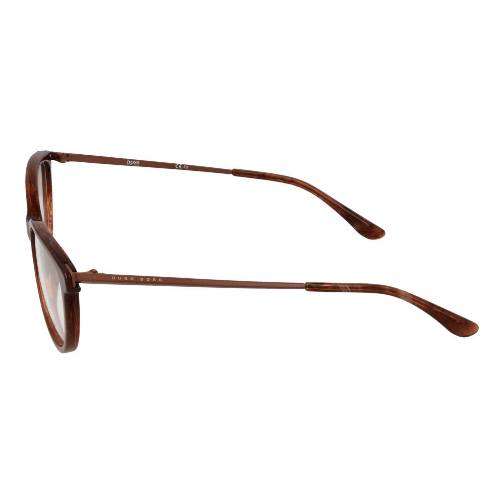 Hugo Boss Brown Acetate Glasses (Frames) - ClickThatClicks 