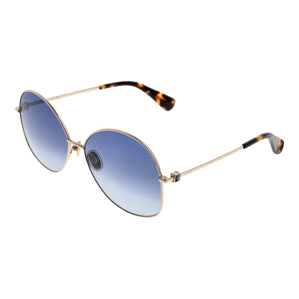 Max Mara Gold Metal Sunglasses - ClickThatClicks 