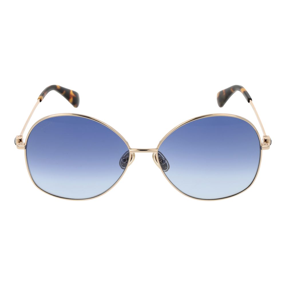 Max Mara Gold Metal Sunglasses - ClickThatClicks 