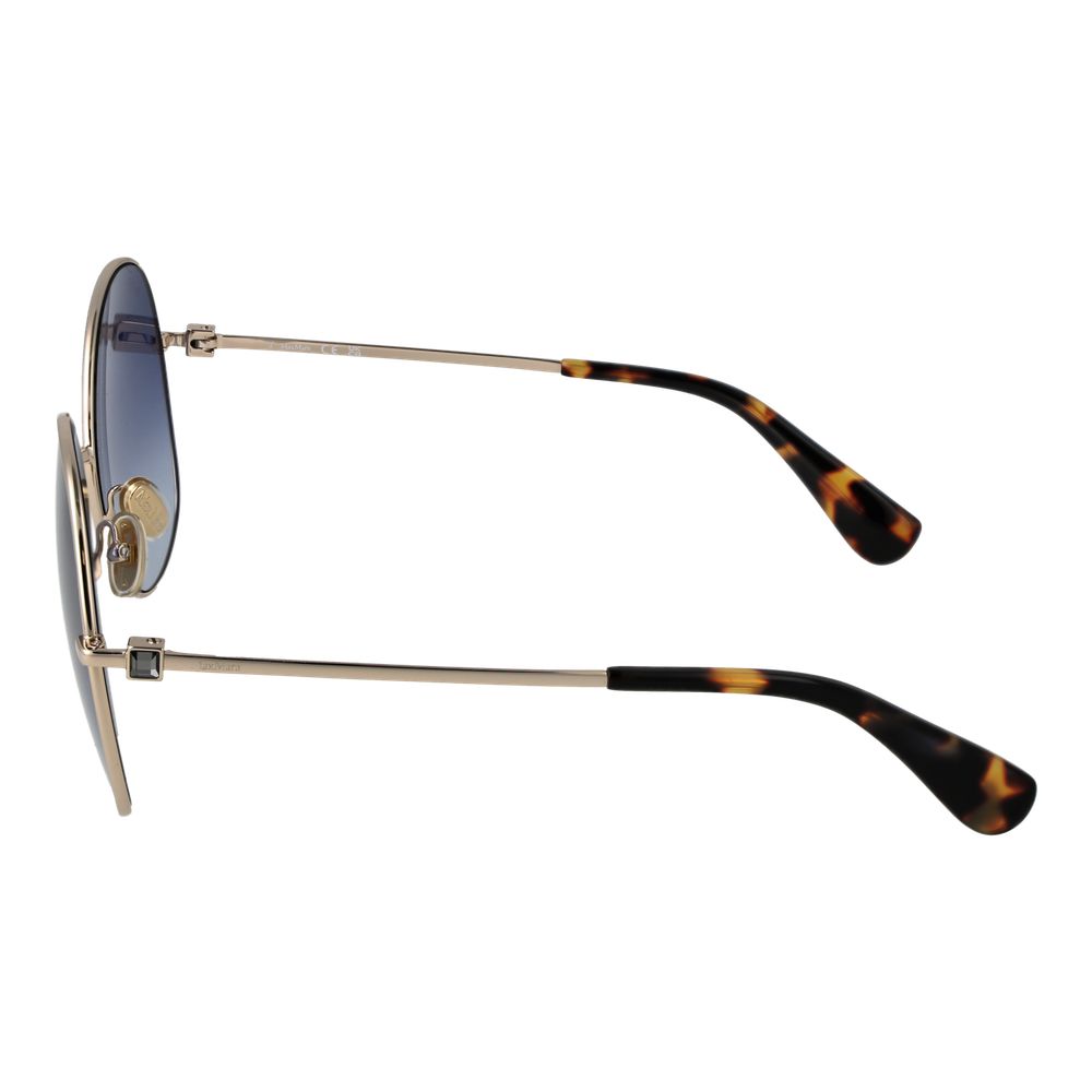 Max Mara Gold Metal Sunglasses - ClickThatClicks 