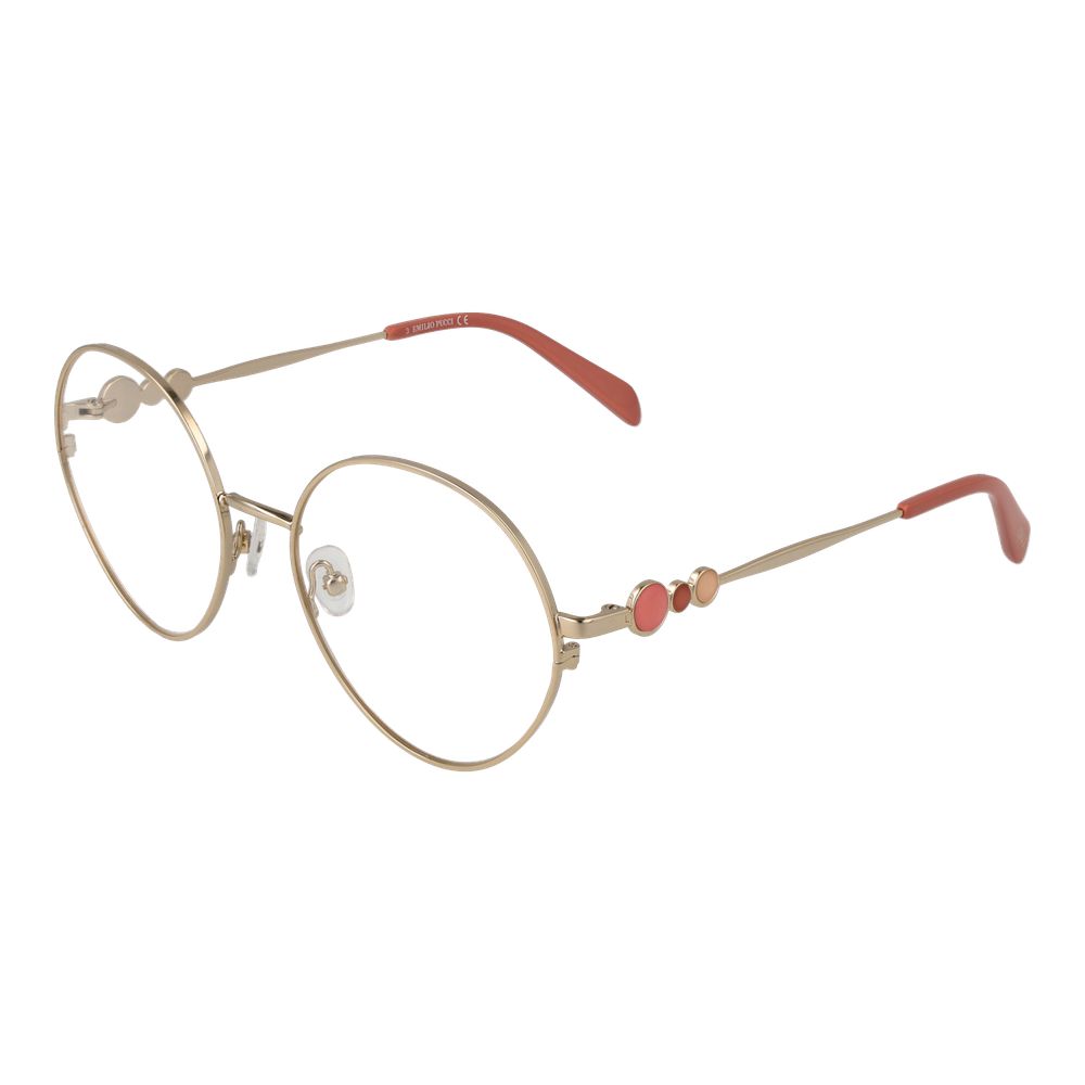Emilio Pucci Gold Metal Glasses (Frames) - ClickThatClicks 
