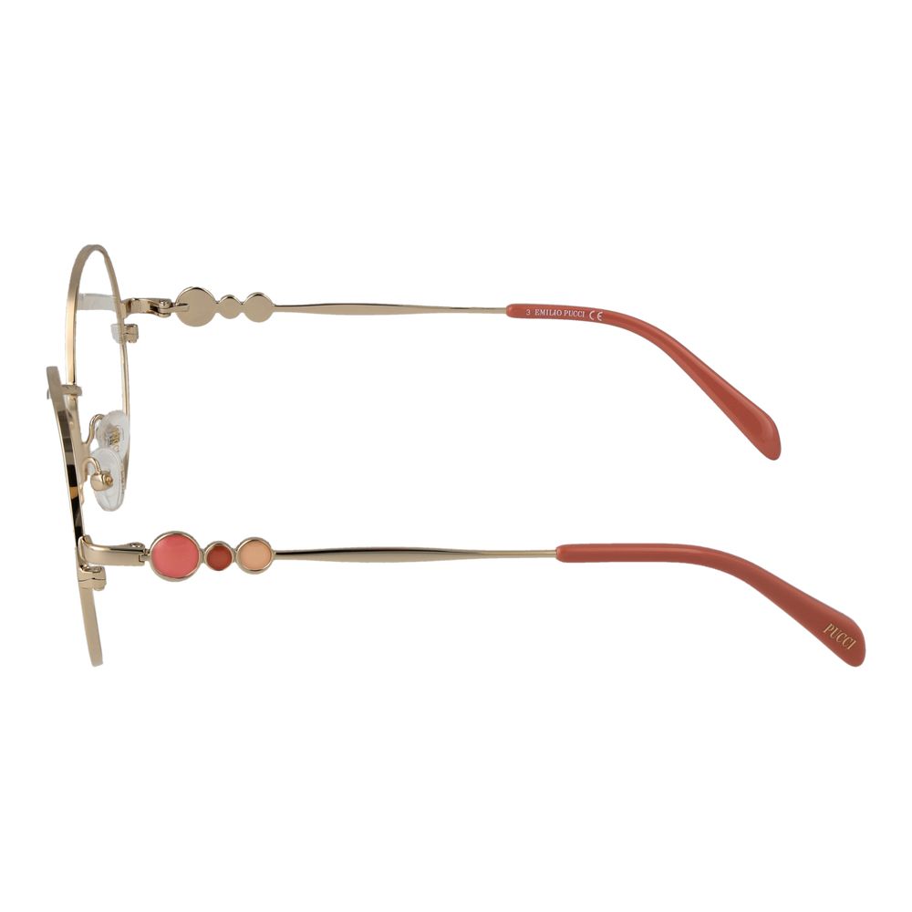 Emilio Pucci Gold Metal Glasses (Frames) - ClickThatClicks 
