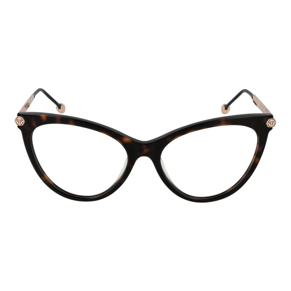 Philipp Plein Brown Cellulose Acetate Glasses (Frames) - ClickThatClicks 