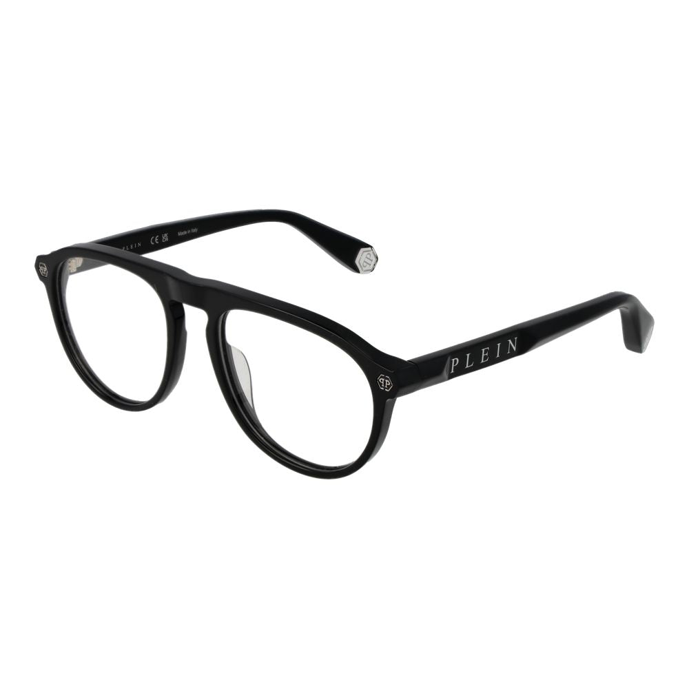 Philipp Plein Black Cellulose Acetate Glasses (Frames) - ClickThatClicks 