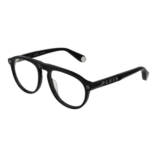 Philipp Plein Black Cellulose Acetate Glasses (Frames) - ClickThatClicks 