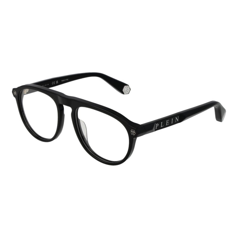 Philipp Plein Black Cellulose Acetate Glasses (Frames)