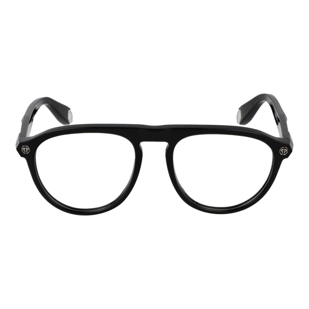 Philipp Plein Black Cellulose Acetate Glasses (Frames) - ClickThatClicks 