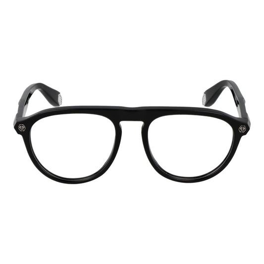Philipp Plein Black Cellulose Acetate Glasses (Frames) - ClickThatClicks 