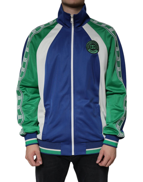Dolce & Gabbana Multicolor Polyester Full Zip Bomber Jacket - ClickThatClicks 