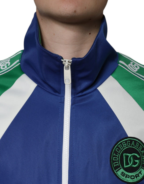 Dolce & Gabbana Multicolor Polyester Full Zip Bomber Jacket - ClickThatClicks 