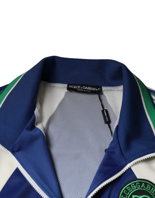 Dolce & Gabbana Multicolor Polyester Full Zip Bomber Jacket - ClickThatClicks 