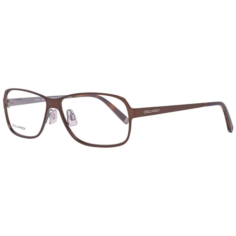 Dsquared² Brown Metal Glasses (Frames)