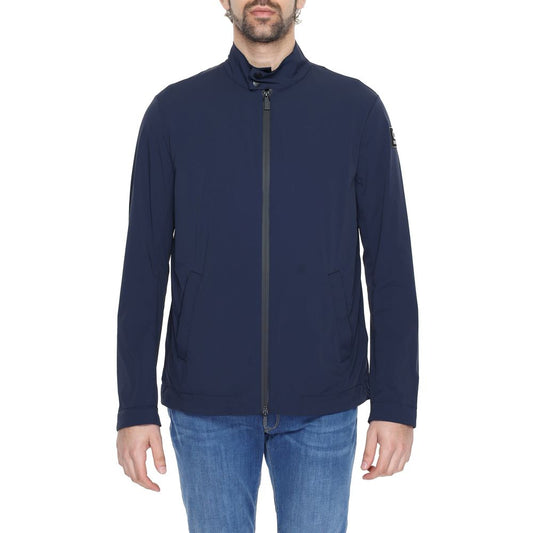 Suns Blue Nylon Full-Length Jacket - ClickThatClicks 