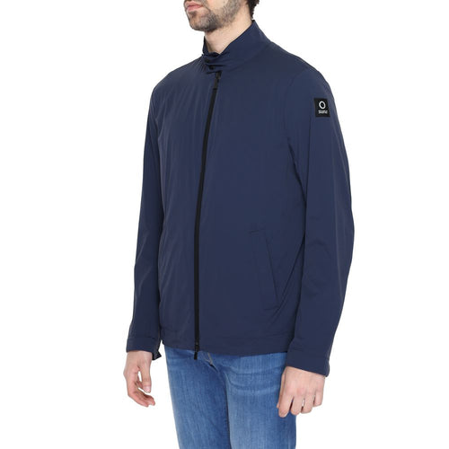 Suns Blue Nylon Full-Length Jacket - ClickThatClicks 