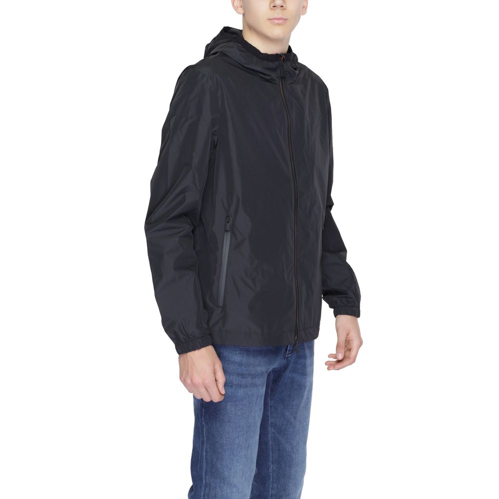 Suns Black Polyester Shell Jacket - ClickThatClicks 