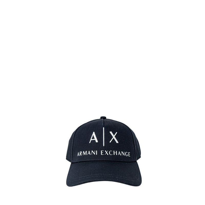Armani Exchange Blue Cotton Cap (Baseball Hat)