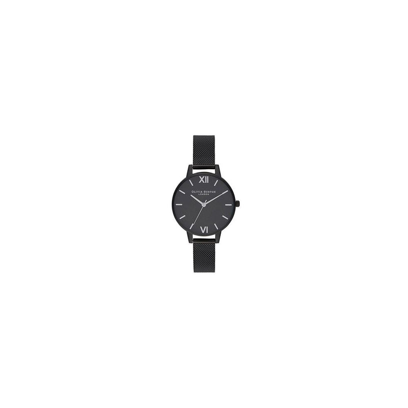 Olivia Burton Black Stainless Steel Dress Watch