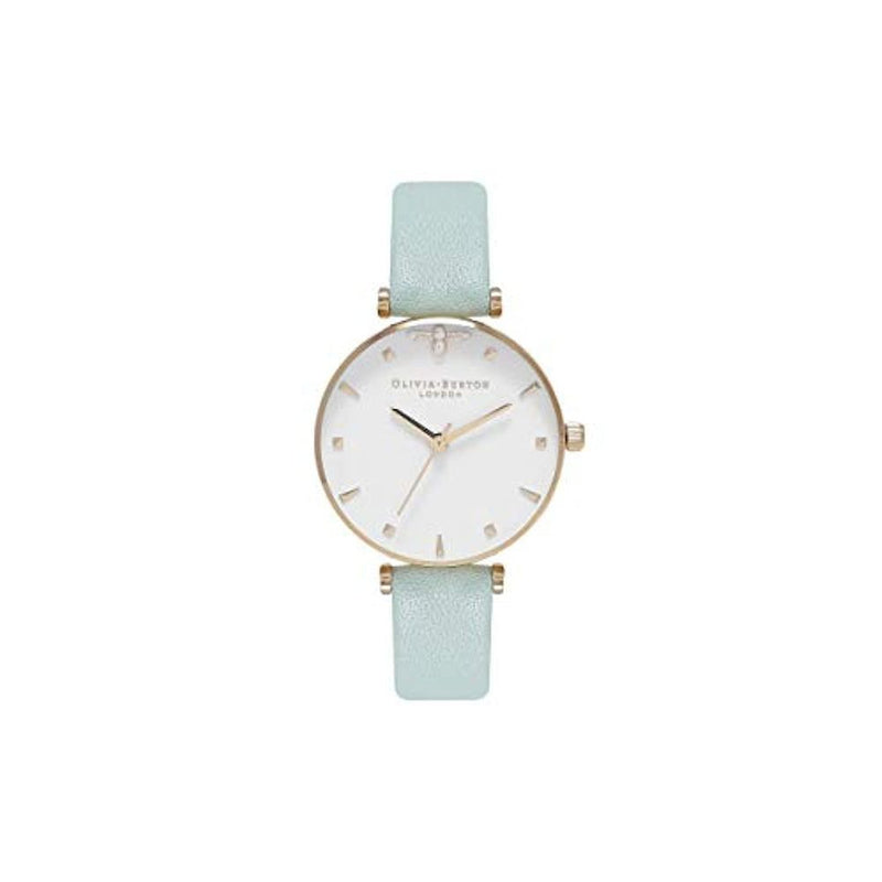 Olivia Burton Green Artificial Leather Dress Watch