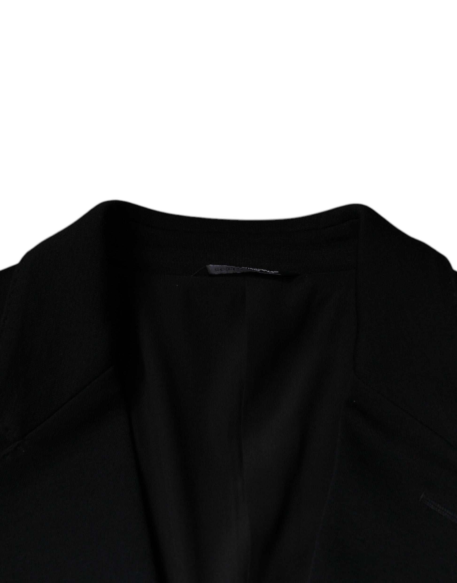 Dolce & Gabbana Black Wool Single Breasted Formal Blazer - ClickThatClicks 