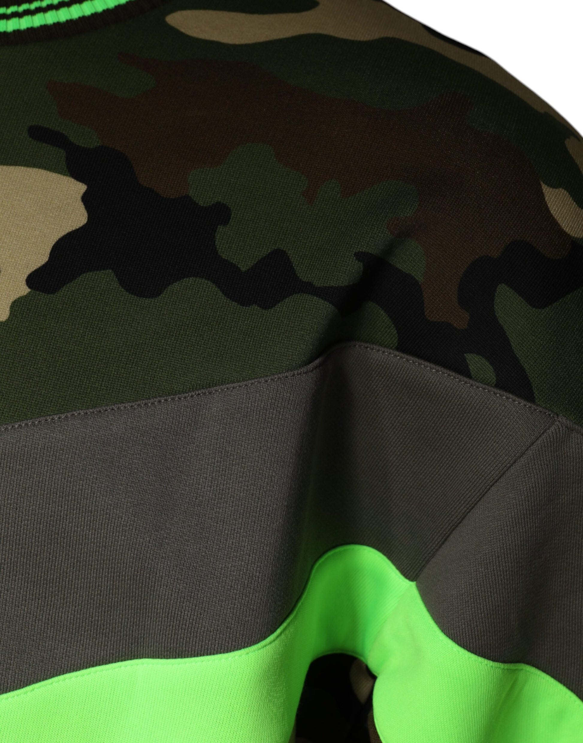 Dolce & Gabbana Multicolor Camouflage Sweatshirt Sweater - ClickThatClicks 