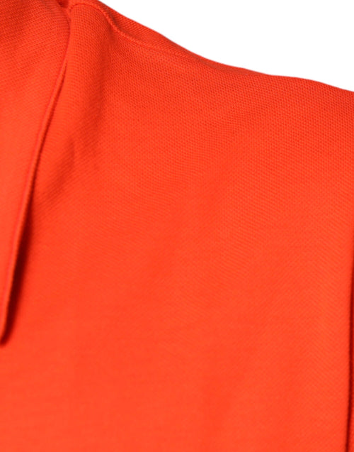 Dolce & Gabbana Orange Cotton Button Down Casual Polo Shirt - ClickThatClicks 