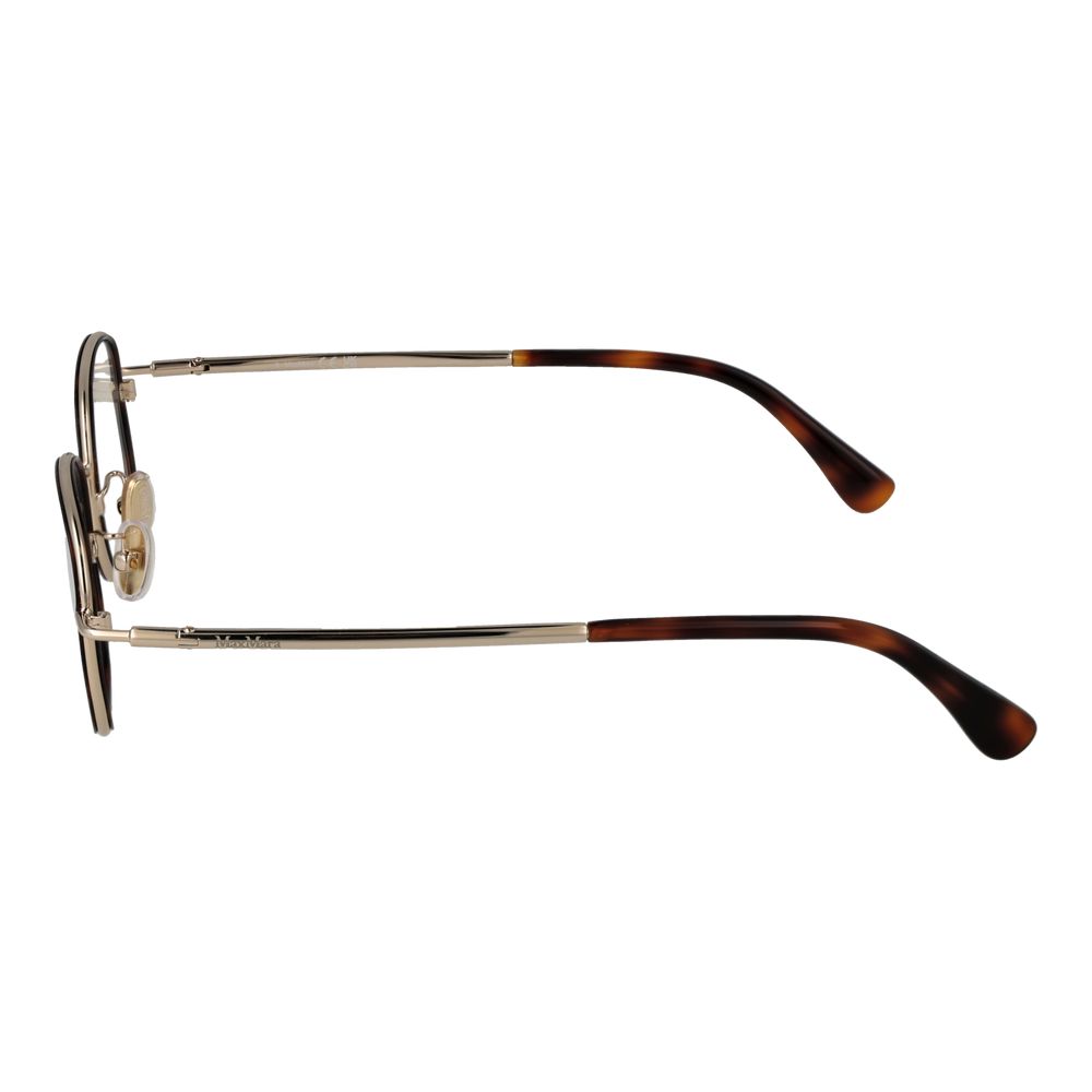 Max Mara Brown Metal Glasses (Frames) - ClickThatClicks 