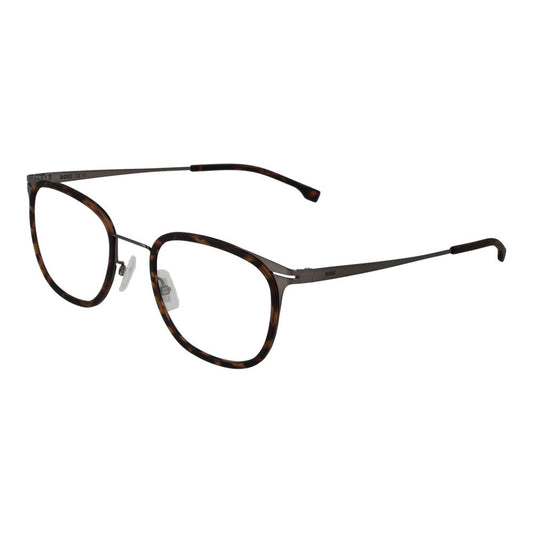 Hugo Boss Brown Stainless Steel Glasses (Frames) - ClickThatClicks 