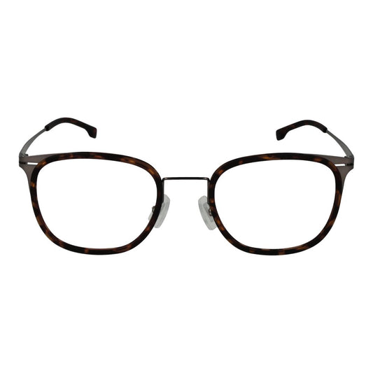 Hugo Boss Brown Stainless Steel Glasses (Frames) - ClickThatClicks 