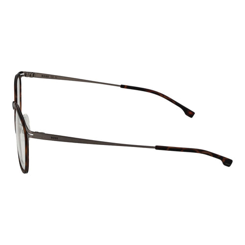 Hugo Boss Brown Stainless Steel Glasses (Frames) - ClickThatClicks 