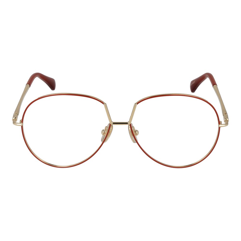 Max Mara Orange Metal Glasses (Frames) - ClickThatClicks 
