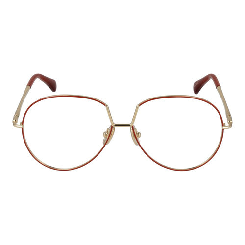 Max Mara Orange Metal Glasses (Frames) - ClickThatClicks 