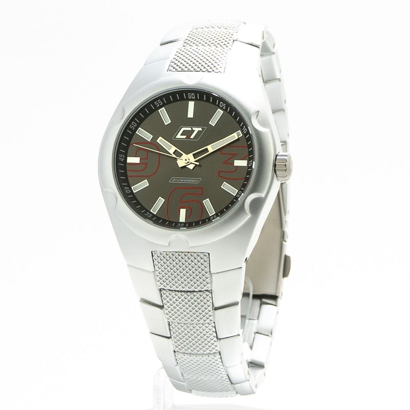 Chronotech Gray Aluminum Dress Watch