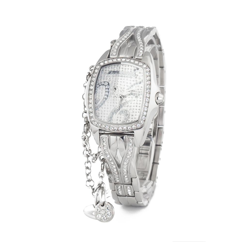 Chronotech Silver Stainless Steel Bracelet Watch