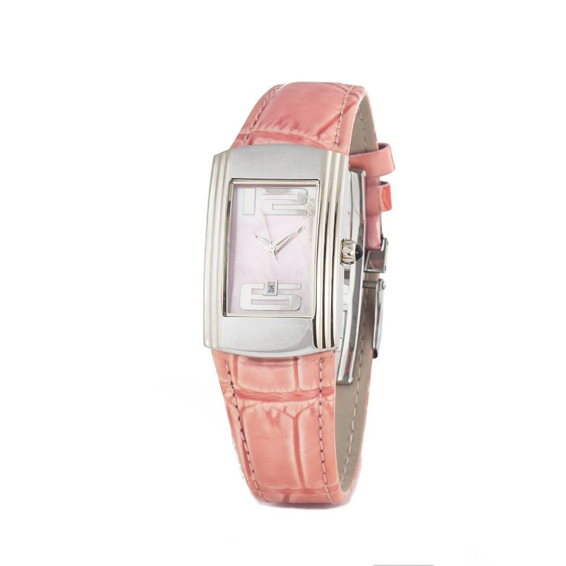 Chronotech Multicolor Leather Dress Watch