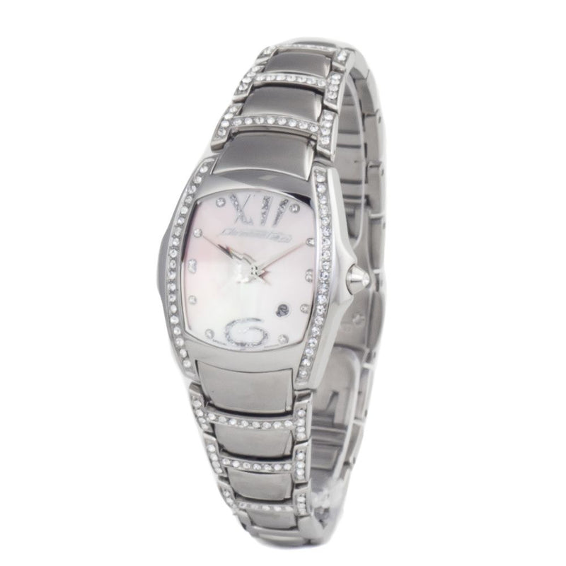 Chronotech Silver Stainless Steel Dress Watch