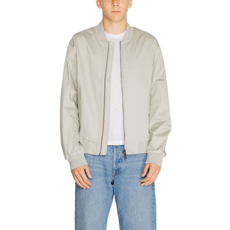 Calvin Klein Gray Organic Cotton Bomber