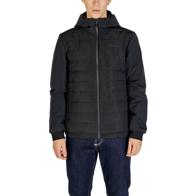 Calvin Klein Black Recycled Polyester Shell Jacket