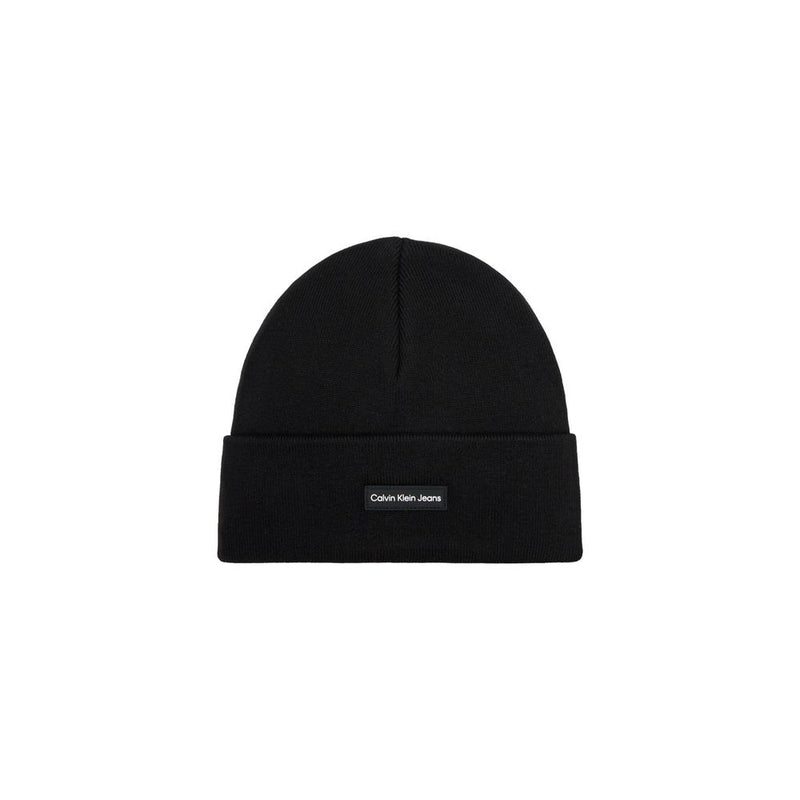 Calvin Klein Jeans Black Recycled Polyester Cap (Baseball Hat)