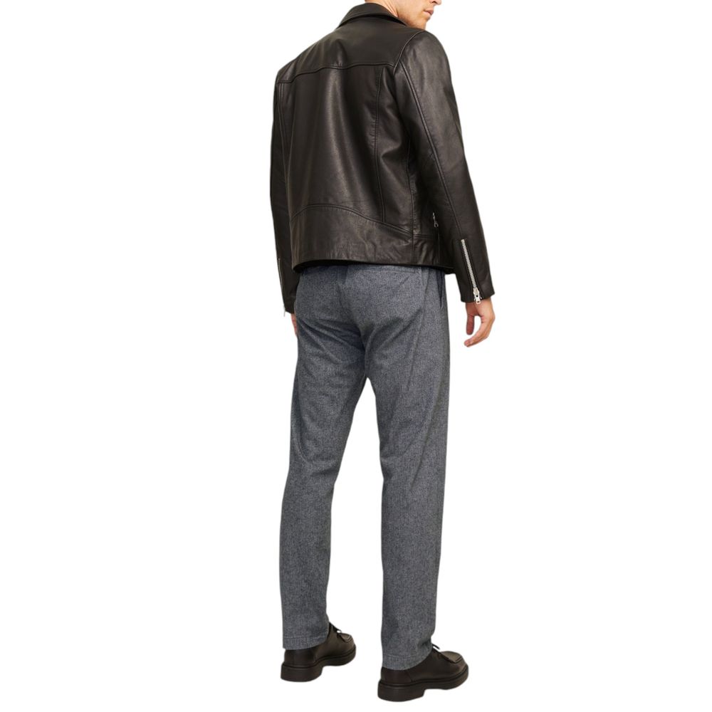 Jack Jones Gray Cotton Casual Pants - ClickThatClicks 