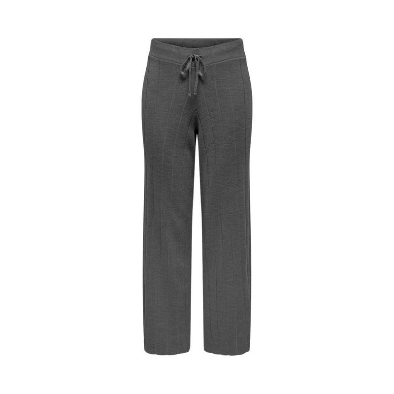 Only Gray Marabou Casual Pants
