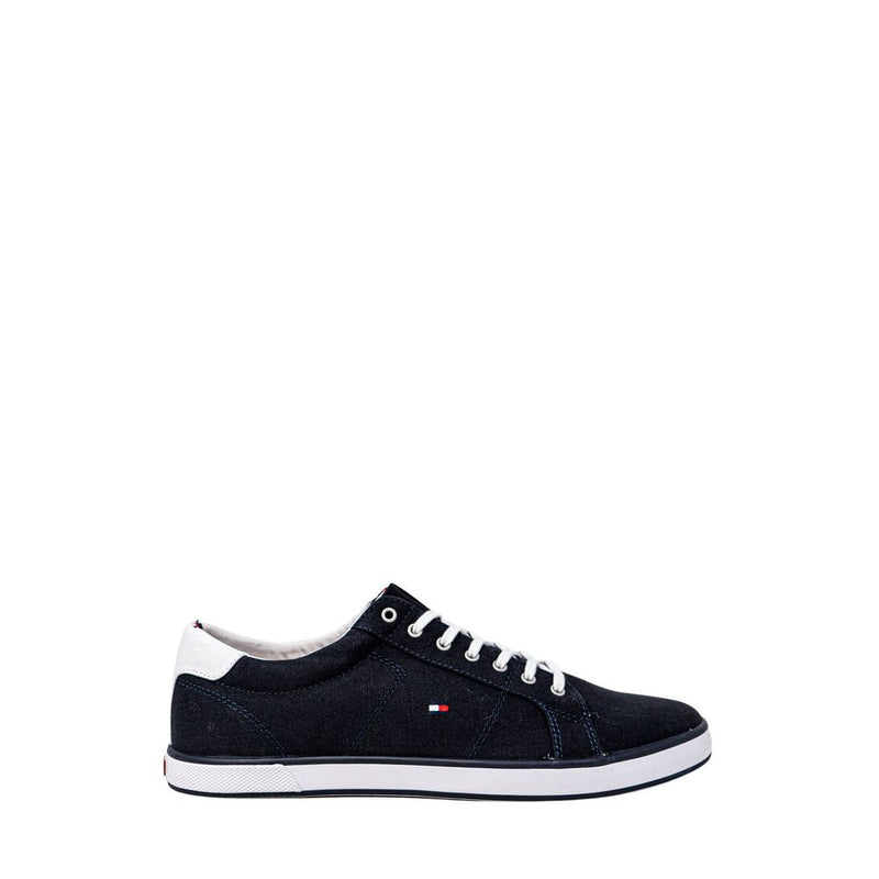 Tommy Hilfiger Blue Cotton Low Top Sneakers