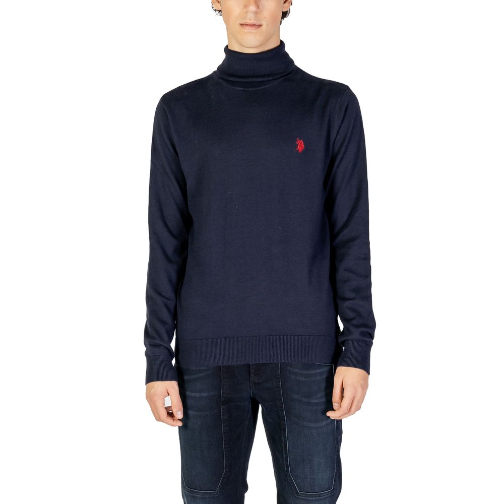 U.S. POLO ASSN. Blue Cotton Turtleneck - ClickThatClicks 