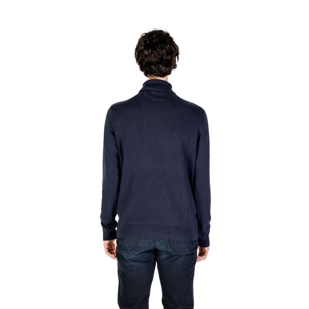 U.S. POLO ASSN. Blue Cotton Turtleneck - ClickThatClicks 