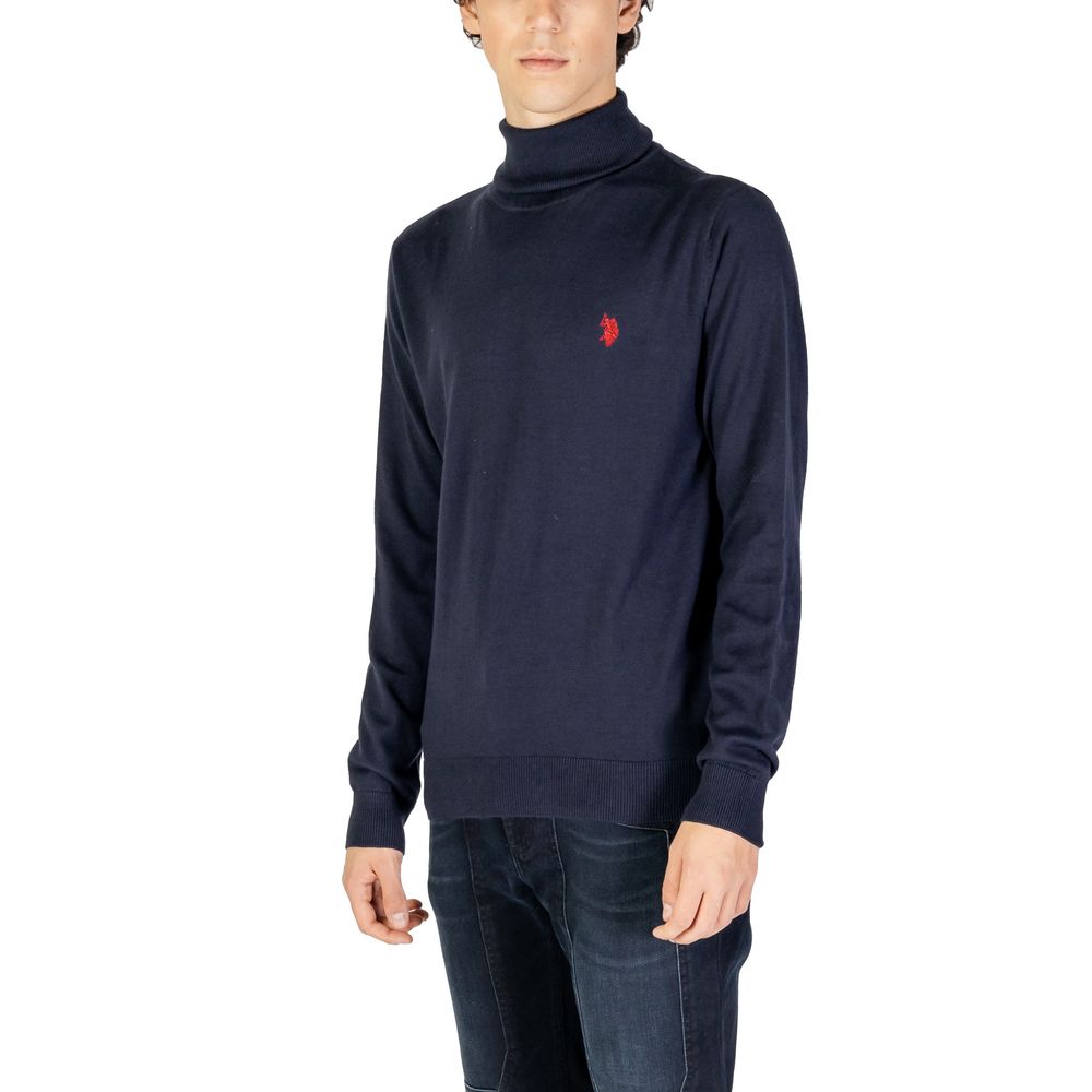 U.S. POLO ASSN. Blue Cotton Turtleneck - ClickThatClicks 
