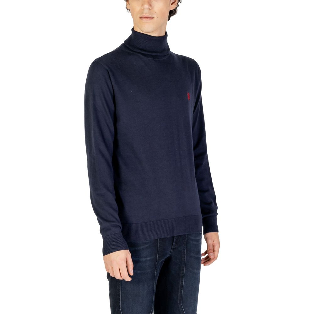 U.S. POLO ASSN. Blue Cotton Turtleneck - ClickThatClicks 