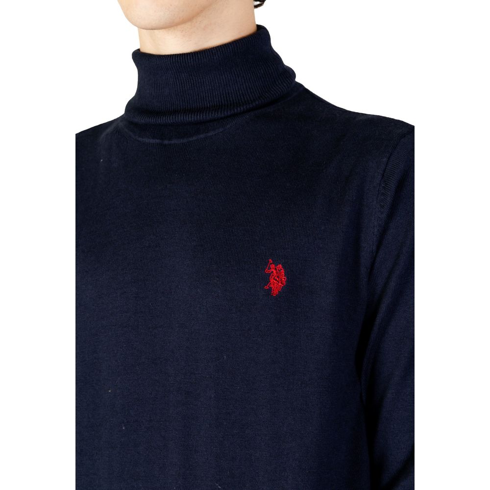 U.S. POLO ASSN. Blue Cotton Turtleneck - ClickThatClicks 